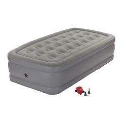 Coleman GuestRest Double High Air Mattress with External Pump - Gray
