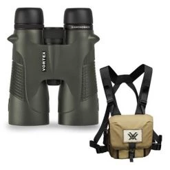 Vortex Media Vortex 12x50 Diamondback HD Roof Prism Binoculars with GlassPak Harness Case