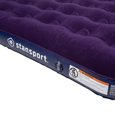 Stansport Deluxe Inflatable Air Bed Mattress Queen Size 4 Stansport Deluxe Inflatable Air Bed Mattress Queen Size - Image 2