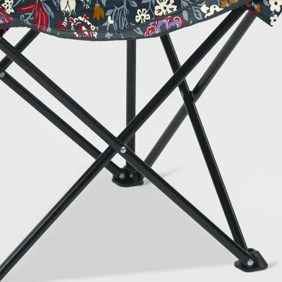 Vera Bradley + Coleman Broadband Quad Chair - Eden Paisley Gray 3 Vera Bradley + Coleman Broadband Quad Chair - Eden Paisley Gray - Image 2