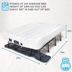 Ivation EZ-Bed 7 in. Thick Queen Size Legs Air Mattress with Inflatable Deflate Defender 11 Ivation EZ-Bed 7 in. Thick Queen Size Legs Air Mattress with Inflatable Deflate Defender -Outlet Camping Gear Store unnamed file 135