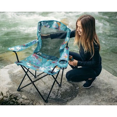 Vera Bradley + Coleman Broadband Quad Chair - Wildflowers Blue 6 Vera Bradley + Coleman Broadband Quad Chair - Wildflowers Blue - Image 4