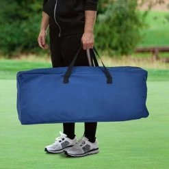 Costway Folding Camping Chair Loveseat Double Seat w/ Bags & Padded Backrest GrayBlue -Outlet Camping Gear Store unnamed file 1418