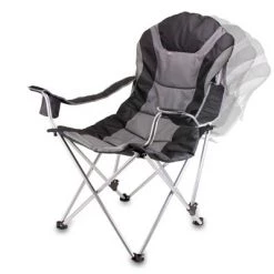 Picnic Time Reclining Camp Chair with Carrying Case - Black -Outlet Camping Gear Store unnamed file 1452