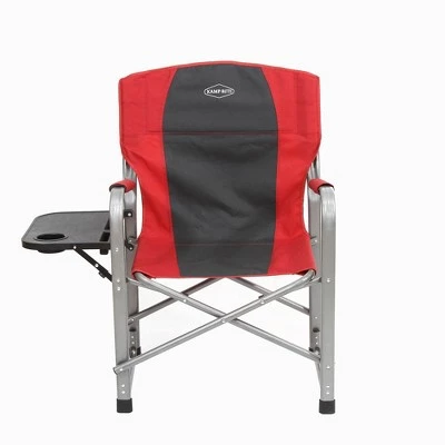 Kamp-Rite Portable Folding Director's Chair with Side Table & Cup Holder for Camping, Tailgating, and Sports, 350 LB Capacity 8 Kamp-Rite Portable Folding Director's Chair with Side Table & Cup Holder for Camping, Tailgating, and Sports, 350 LB Capacity - Image 6
