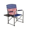 Kamp-Rite AFC101 Outdoor Tailgating Camping Outdoor Indoor Folding Portable Compact Directors Chair with Side Table, USA Flag (2 Pack) -Outlet Camping Gear Store unnamed file 1603