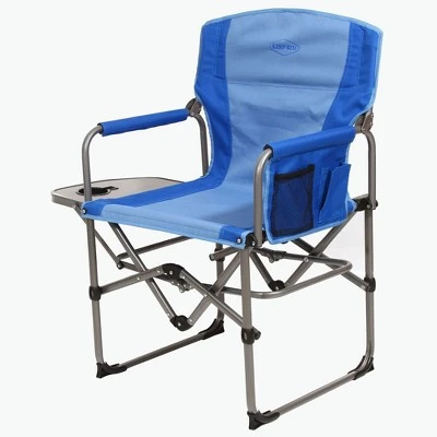 Kamp-Rite KAMPCC406 Compact Director's Chair Outdoor Furniture Camping Folding Sports Chair with Side Table and Cup Holder, Blue (2 pack) 4 Kamp-Rite KAMPCC406 Compact Director's Chair Outdoor Furniture Camping Folding Sports Chair with Side Table and Cup Holder, Blue (2 pack) - Image 2