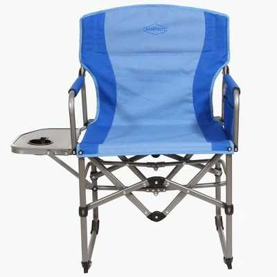 Kamp-Rite KAMPCC406 Compact Director's Chair Outdoor Furniture Camping Folding Sports Chair with Side Table and Cup Holder, Blue (2 pack) 5 Kamp-Rite KAMPCC406 Compact Director's Chair Outdoor Furniture Camping Folding Sports Chair with Side Table and Cup Holder, Blue (2 pack) - Image 3
