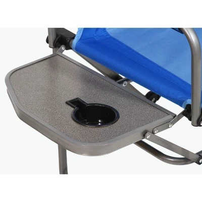 Kamp-Rite KAMPCC406 Compact Director's Chair Outdoor Furniture Camping Folding Sports Chair with Side Table and Cup Holder, Blue (2 pack) 6 Kamp-Rite KAMPCC406 Compact Director's Chair Outdoor Furniture Camping Folding Sports Chair with Side Table and Cup Holder, Blue (2 pack) - Image 4
