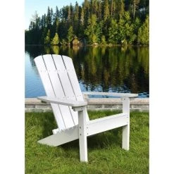 Lakeside Faux Wood Adirondack Outdoor Portable Chair White - Merry Products -Outlet Camping Gear Store unnamed file 1648