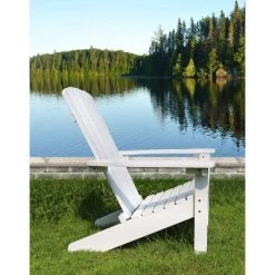 Lakeside Faux Wood Adirondack Outdoor Portable Chair White - Merry Products -Outlet Camping Gear Store unnamed file 1651