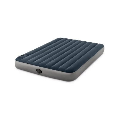 Intex 10" Queen Size Air Mattress with 2-Step AA Battery Inflation Pump System 4 Intex 10" Queen Size Air Mattress with 2-Step AA Battery Inflation Pump System - Image 2