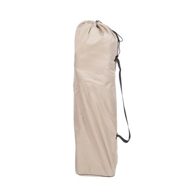 Mac Sports Heavy Duty Steel Alloy and Fabric Foldable Padded Outdoor Club Camping Chair Tufted Travel Seat with Carry Bag, Beige 5 Mac Sports Heavy Duty Steel Alloy and Fabric Foldable Padded Outdoor Club Camping Chair Tufted Travel Seat with Carry Bag, Beige - Image 3