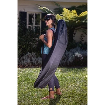 Picnic Time Outdoor Rocking Camp Chair - Black 6 Picnic Time Outdoor Rocking Camp Chair - Black - Image 4