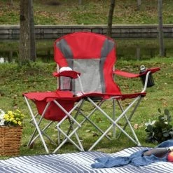 Outsunny Folding Camping Chair with Insulation Bag, Cup Holders And Side Table Director's Chair 19 Outsunny Folding Camping Chair with Insulation Bag, Cup Holders And Side Table Director's Chair -Outlet Camping Gear Store unnamed file 1828