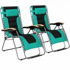 Costway 2PCS Folding Zero Gravity Chair Padded Lounge Chair w/ Beech Armrests Turquoise/Blue/Grey 25 Costway 2PCS Folding Zero Gravity Chair Padded Lounge Chair w/ Beech Armrests Turquoise/Blue/Grey -Outlet Camping Gear Store unnamed file 1860