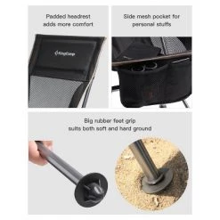 KingCamp Ultralight High Back Portable Camping Folding Chair w/ Carry Bag -Outlet Camping Gear Store unnamed file 1883