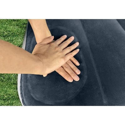 Intex 10" Queen Size Air Mattress with 2-Step AA Battery Inflation Pump System 6 Intex 10" Queen Size Air Mattress with 2-Step AA Battery Inflation Pump System - Image 4