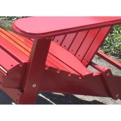 Northbeam Outdoor Lawn Garden Portable Foldable Wooden Adirondack Accent Chair, Deck, Porch, and Patio Seating with 250 Pound Capacity, Red 8 Northbeam Outdoor Lawn Garden Portable Foldable Wooden Adirondack Accent Chair, Deck, Porch, and Patio Seating with 250 Pound Capacity, Red -Outlet Camping Gear Store unnamed file 1907