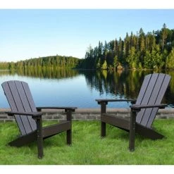 Lakeside Faux Wood Adirondack Outdoor Portable Chair Espresso - Merry Products -Outlet Camping Gear Store unnamed file 1940