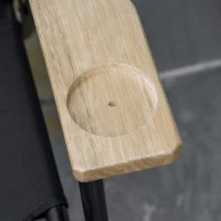 Outsunny Portable Folding Double Camping Chair Cup Holder, Loveseat for 2 Person, Outdoor Chair with Wood Armrest Beach Travel -Outlet Camping Gear Store unnamed file 2009