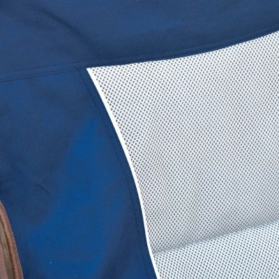 Outsunny Outdoor Folding Beach Camping Chair with Strong Steel Legs, Side Cup Holder, & Durable Oxford Fabric 8 Outsunny Outdoor Folding Beach Camping Chair with Strong Steel Legs, Side Cup Holder, & Durable Oxford Fabric - Image 6