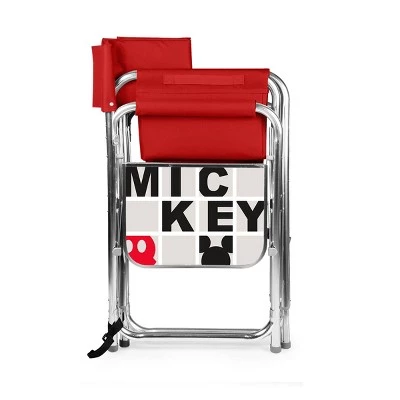 Picnic Time Disney Mickey Mouse Folding Camping Sports Chair - Red 4 Picnic Time Disney Mickey Mouse Folding Camping Sports Chair - Red - Image 2