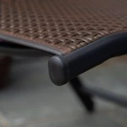 Outsunny Wicker Folding Patio Chair, Outdoor PE Rattan Recliner Camping Chairs with 7-Level Adjustable High Backrest for Garden, Balcony, Indoor, Lawn, Brown -Outlet Camping Gear Store unnamed file 2100