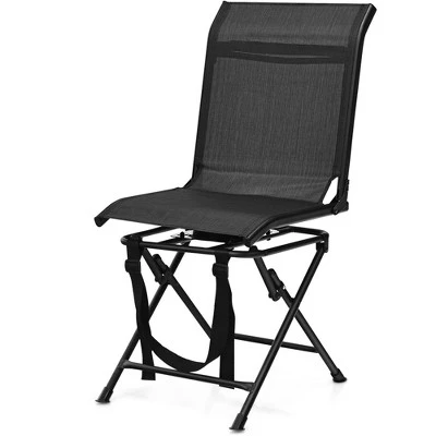 Costway Folding 360° Silent Swivel Hunting Chair Blind Chair All-weather Outdoor 6 Costway Folding 360° Silent Swivel Hunting Chair Blind Chair All-weather Outdoor - Image 4