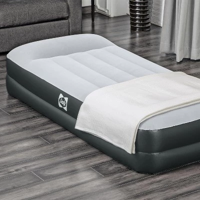 Sealy 94051E-BW High Single Person Inflatable Mattress Internal I-Beam Twin Airbed with Built-In AC Air Pump, Pillow Headrest, and Storage Bag 4 Sealy 94051E-BW High Single Person Inflatable Mattress Internal I-Beam Twin Airbed with Built-In AC Air Pump, Pillow Headrest, and Storage Bag - Image 2