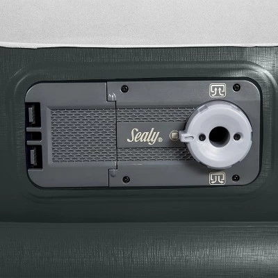 Sealy 94051E-BW High Single Person Inflatable Mattress Internal I-Beam Twin Airbed with Built-In AC Air Pump, Pillow Headrest, and Storage Bag 5 Sealy 94051E-BW High Single Person Inflatable Mattress Internal I-Beam Twin Airbed with Built-In AC Air Pump, Pillow Headrest, and Storage Bag - Image 3