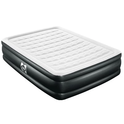 Sealy 94051E-BW High Single Person Inflatable Mattress Internal I-Beam Twin Airbed with Built-In AC Air Pump, Pillow Headrest, and Storage Bag 7 Sealy 94051E-BW High Single Person Inflatable Mattress Internal I-Beam Twin Airbed with Built-In AC Air Pump, Pillow Headrest, and Storage Bag - Image 5