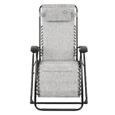 Westfield Outdoors, Inc. Guidesman LC-8014 Foldable Locking Weather Resistant Outdoor Steel Framed Zero Gravity Reclining Lounge Chair with Headrest Pillow, Gray 3 Westfield Outdoors, Inc. Guidesman LC-8014 Foldable Locking Weather Resistant Outdoor Steel Framed Zero Gravity Reclining Lounge Chair with Headrest Pillow, Gray