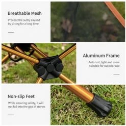 Outsunny Camping Backpack Chair with Padded, Compact Folding Lightweight Chair with Back Hanging Design, Portable Carry Bag for Garden Fishing Trips Beach -Outlet Camping Gear Store unnamed file 2184