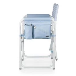 Picnic Time Outdoor Directors Chair - Mod Denim Stripes -Outlet Camping Gear Store unnamed file 2190