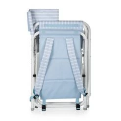 Picnic Time Outdoor Directors Chair - Mod Denim Stripes -Outlet Camping Gear Store unnamed file 2192