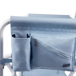 Picnic Time Outdoor Directors Chair - Mod Denim Stripes -Outlet Camping Gear Store unnamed file 2195