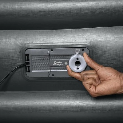 Sealy 94056E-BW Tritech Internal I-Beam 20 Inch High 2 Person Inflatable Mattress Queen Airbed with Built-In Air Pump, Storage Bag, and Repair Patch 6 Sealy 94056E-BW Tritech Internal I-Beam 20 Inch High 2 Person Inflatable Mattress Queen Airbed with Built-In Air Pump, Storage Bag, and Repair Patch - Image 4