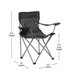 Emma and Oliver Folding Camping Chair, PE Coated Canvas with Steel Tube Frame, Integrated Cupholder and Convenient Carry Bag 19 Emma and Oliver Folding Camping Chair, PE Coated Canvas with Steel Tube Frame, Integrated Cupholder and Convenient Carry Bag -Outlet Camping Gear Store unnamed file 2219