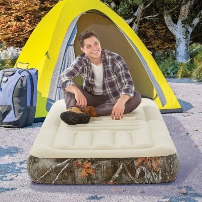 RealTree Edge Camo Lumbar Zone Support 10" Outdoor Air Mattress with Hands-Free Electric Pump - Twin 7 RealTree Edge Camo Lumbar Zone Support 10" Outdoor Air Mattress with Hands-Free Electric Pump - Twin - Image 5