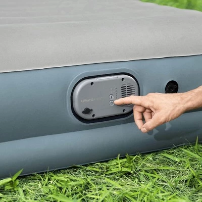 Bestway AlwayzAire Gray 14 Inch Indoor Outdoor Camping Inflatable Air Mattress Bed with Rechargeable USB Electric Built In Pump, Queen 6 Bestway AlwayzAire Gray 14 Inch Indoor Outdoor Camping Inflatable Air Mattress Bed with Rechargeable USB Electric Built In Pump, Queen - Image 4