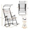 Costway Folding Rocking Chair Rocker Porch Zero Gravity Furniture Sunshade Canopy Orange 2 Costway Folding Rocking Chair Rocker Porch Zero Gravity Furniture Sunshade Canopy Orange -Outlet Camping Gear Store unnamed file 2328