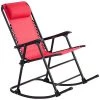 Costway Folding Zero Gravity Rocking Chair Rocker Porch Outdoor Patio Headrest Red 2 Costway Folding Zero Gravity Rocking Chair Rocker Porch Outdoor Patio Headrest Red -Outlet Camping Gear Store unnamed file 2345