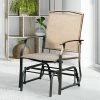 Costway Patio Swing Single Glider Chair Rocking Seating Steel Frame Garden Furni Brown 1 Costway Patio Swing Single Glider Chair Rocking Seating Steel Frame Garden Furni Brown -Outlet Camping Gear Store unnamed file 2363