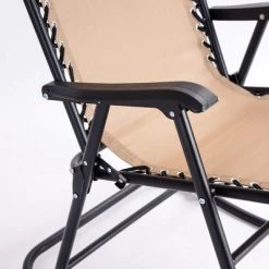 Costway Folding Zero Gravity Rocking Chair Rocker Porch Outdoor Patio Headrest Beige 18 Costway Folding Zero Gravity Rocking Chair Rocker Porch Outdoor Patio Headrest Beige -Outlet Camping Gear Store unnamed file 2403