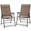 Costway 2PCS Outdoor Patio Folding Chair Camping Portable Lawn Garden W/Armrest -Outlet Camping Gear Store unnamed file 2446