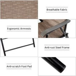 Costway 2PCS Outdoor Patio Folding Chair Camping Portable Lawn Garden W/Armrest 18 Costway 2PCS Outdoor Patio Folding Chair Camping Portable Lawn Garden W/Armrest -Outlet Camping Gear Store unnamed file 2453