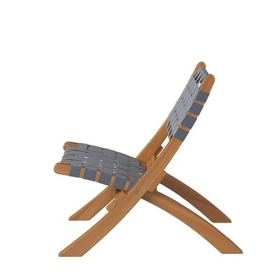 Sava Folding Outdoor Chair - Gray - Balkene Home 7 Sava Folding Outdoor Chair - Gray - Balkene Home - Image 5