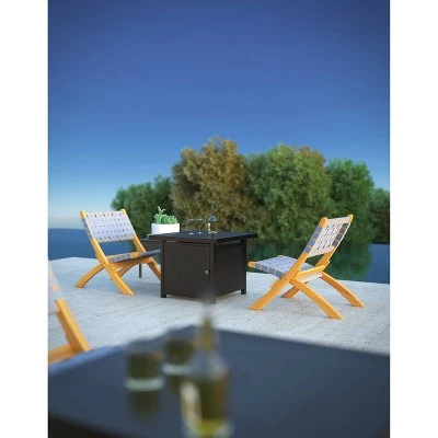 Sava Folding Outdoor Chair - Gray - Balkene Home 9 Sava Folding Outdoor Chair - Gray - Balkene Home - Image 7