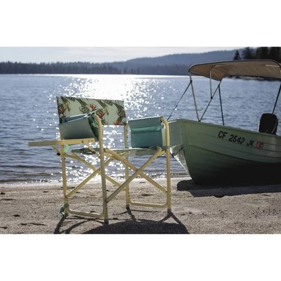 Picnic Time Outdoor Directors Chair - Tropical 3 Picnic Time Outdoor Directors Chair - Tropical